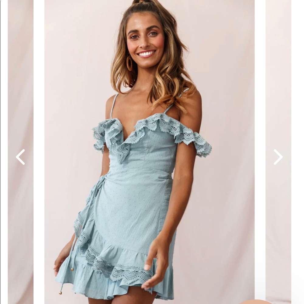 Cold Shoulder Cami Strap Mini Dress - NWT